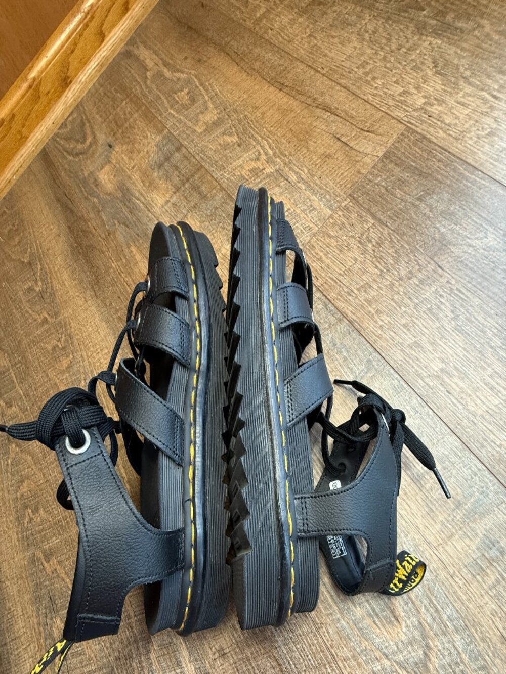 DR MARTENS Women's Blaire Hardware Leather Strap Sandals size US 10 - Picture 7 of 10